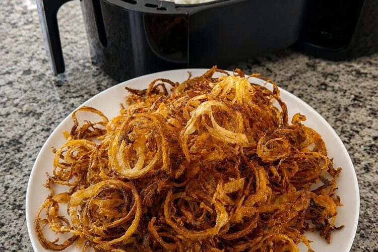 Air Fryer Crispy Fried Onions Recipe