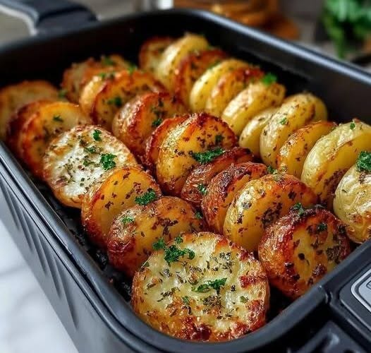 Crispy Air Fryer Potato Slices – Easy Golden Potato