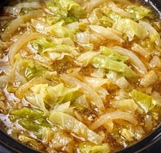 Slow-Cooked Cabbage and Onion Soup Recipe